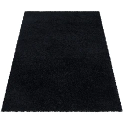 Giancasa Shaggy Hochflorteppich Uni Wohnzimmer Langflorteppich 3000 BLACK -Bieco-Shop giancasa shaggy hochflorteppich uni wohnzimmer langflorteppich 3000 black a366174 9