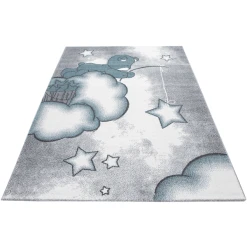 Giancasa Teddyteppich Kinderzimmer Flachflorteppich Kurzflorteppich Sterne 580 PINK -Bieco-Shop giancasa teddyteppich kinderzimmer flachflorteppich kurzflorteppich sterne 580 pink a366417 11