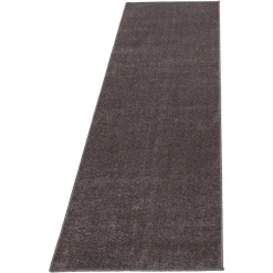 Giancasa Uni Kurzflorteppich Wohnzimmer Schlafzimmer Flachflorteppich 7000 Mocca