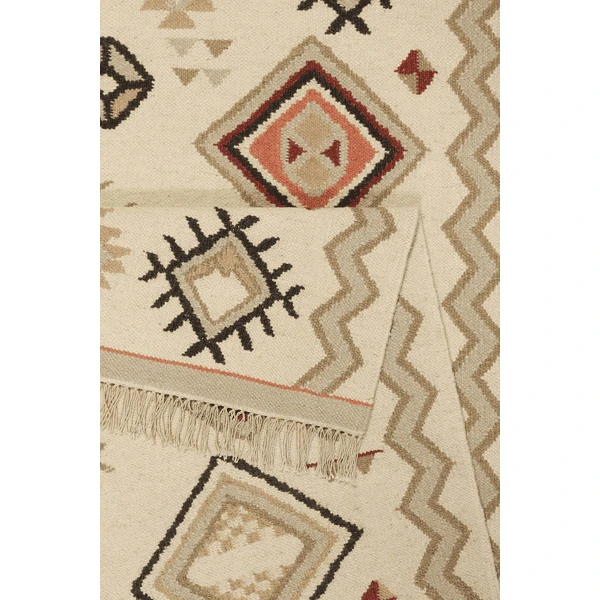 Green Looop Handweb-Teppich Brionne Beige 5 Green Looop Handweb-Teppich Brionne Beige - Image 3