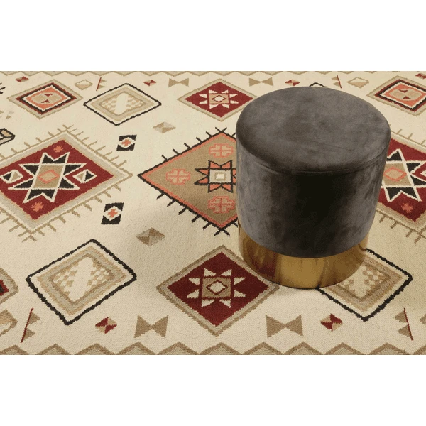 Green Looop Handweb-Teppich Brionne Beige 8 Green Looop Handweb-Teppich Brionne Beige - Image 6