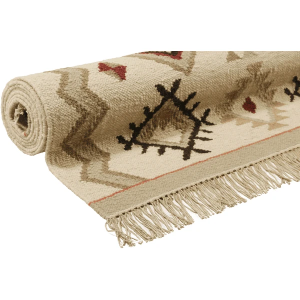 Green Looop Handweb-Teppich Brionne Beige 9 Green Looop Handweb-Teppich Brionne Beige - Image 7