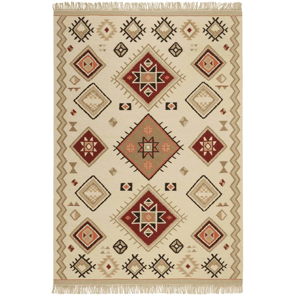 Green Looop Handweb-Teppich Brionne Beige 3 Green Looop Handweb-Teppich Brionne Beige