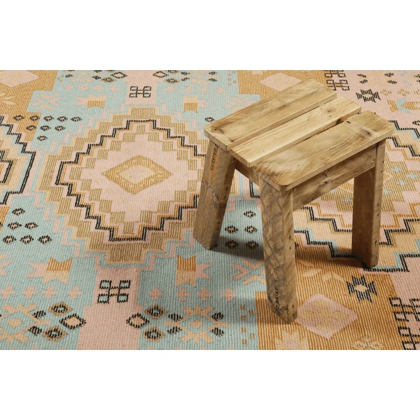 Green Looop Handweb-Teppich Mayenne Rosa 8 Green Looop Handweb-Teppich Mayenne Rosa - Image 6