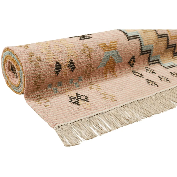 Green Looop Handweb-Teppich Mayenne Rosa 9 Green Looop Handweb-Teppich Mayenne Rosa - Image 7