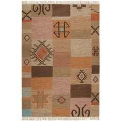 Green Looop Handweb-Teppich Monmartre Braun