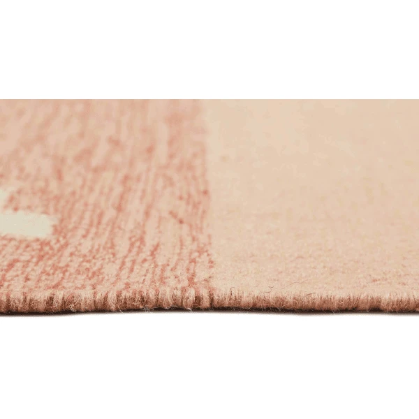 Green Looop Handweb-Teppich Soleil Rosa 6 Green Looop Handweb-Teppich Soleil Rosa - Image 4