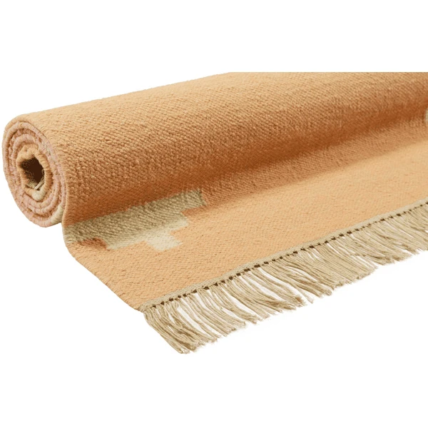 Green Looop Handweb-Teppich Soleil Rosa 9 Green Looop Handweb-Teppich Soleil Rosa - Image 7