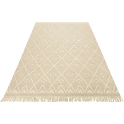 Green Looop Handweb-Teppich Vermont Creme Beige -Bieco-Shop green looop handweb teppich vermont creme beige a377059 1