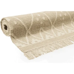 Green Looop Handweb-Teppich Vermont Creme Beige -Bieco-Shop green looop handweb teppich vermont creme beige a377059 6