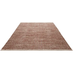 Green Looop Kelim Teppich Toulouse Rotbraun Beige -Bieco-Shop green looop kelim teppich toulouse rotbraun beige a414844 1