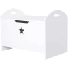 HOMCOM Kinder Spielzeugtruhe Weiß -Bieco-Shop homcom kinder spielzeugtruhe weiss a328119