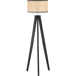 HOMCOM Stehleuchte Mit Dreibeinfuß Bunt