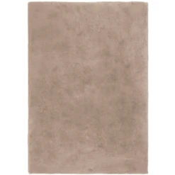 HOMCOM Teppich Aus Flauschigem Hochflor 120 Cm Lang Braun