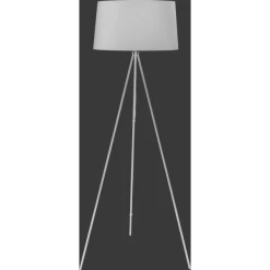 HOMCOM Tripod-Stehlampe Schwarz