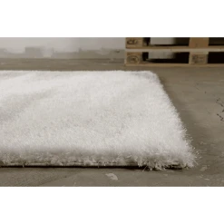 Homie Living Hochflorteppich Florenz Weiss -Bieco-Shop homie living hochflorteppich florenz weiss a372820 1