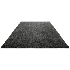 Homie Living Hochflorteppich Gino Anthrazit Grau -Bieco-Shop homie living hochflorteppich gino anthrazit grau a416569 1