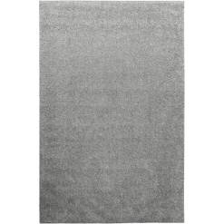 Homie Living Hochflorteppich Gino Hellgrau