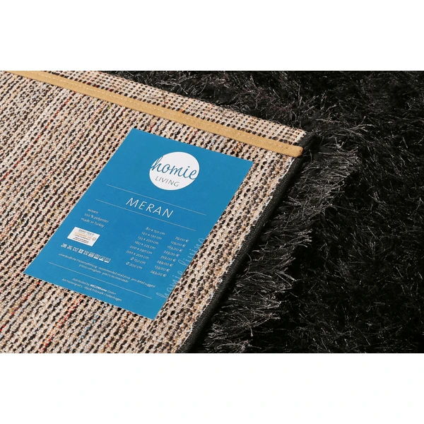 Homie Living Hochflorteppich Meran Anthrazit 5 Homie Living Hochflorteppich Meran Anthrazit - Image 3