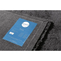 Homie Living Hochflorteppich Pisa Anthrazit -Bieco-Shop homie living hochflorteppich pisa anthrazit a373085 2