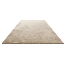 Homie Living Hochflorteppich Pisa Beige Sand -Bieco-Shop homie living hochflorteppich pisa beige sand a372889 1