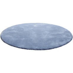 Homie Living Hochflorteppich Pisa Blau -Bieco-Shop homie living hochflorteppich pisa blau a410773 1