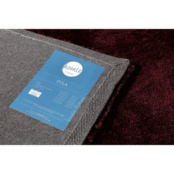 Homie Living Hochflorteppich Pisa Bordeaux Rot -Bieco-Shop homie living hochflorteppich pisa bordeaux rot a372884 2