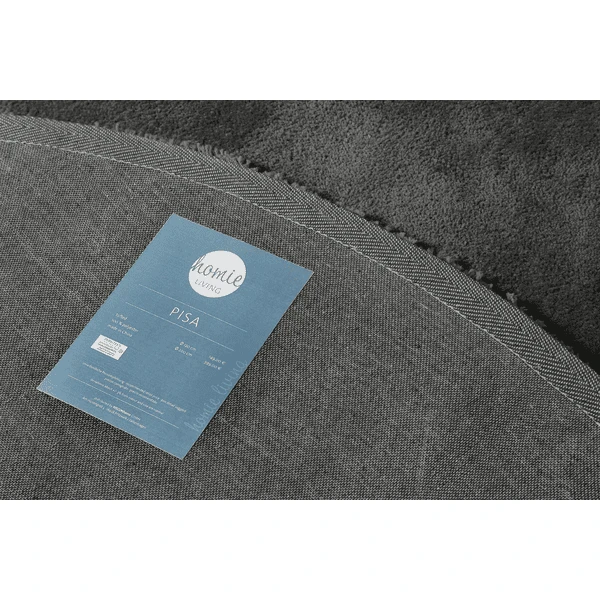 Homie Living Hochflorteppich Pisa Dunkelgrau Grün 7 Homie Living Hochflorteppich Pisa Dunkelgrau Grün - Image 5