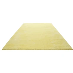 Homie Living Hochflorteppich Pisa Gelb -Bieco-Shop homie living hochflorteppich pisa gelb a372826 1