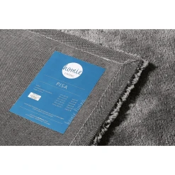 Homie Living Hochflorteppich Pisa Grau -Bieco-Shop homie living hochflorteppich pisa grau a372888 2