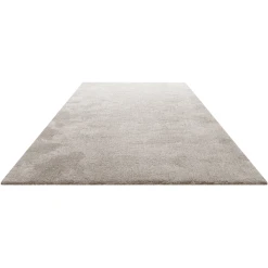 Homie Living Hochflorteppich Pisa Hellgrau Meliert -Bieco-Shop homie living hochflorteppich pisa hellgrau meliert a372890 1