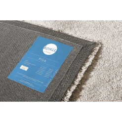 Homie Living Hochflorteppich Pisa Hellgrau Meliert -Bieco-Shop homie living hochflorteppich pisa hellgrau meliert a372890 2