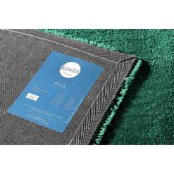 Homie Living Hochflorteppich Pisa Smaragd Grün -Bieco-Shop homie living hochflorteppich pisa smaragd gruen a373372 3