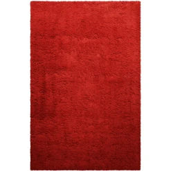 Homie Living Hochflorteppich Rossi Rot