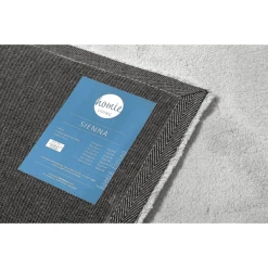 Homie Living Hochflorteppich Sienna Hellgrau -Bieco-Shop homie living hochflorteppich sienna hellgrau a372994 2