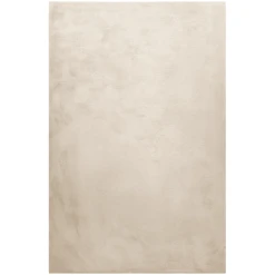 Homie Living Hochflorteppich Vita Beige