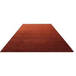 Homie Living Kurzflorteppich Lido Terracotta -Bieco-Shop homie living kurzflorteppich lido terracotta a373426 1