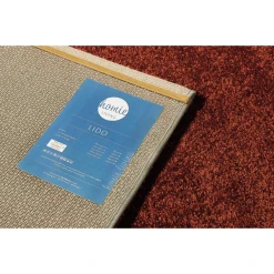 Homie Living Kurzflorteppich Lido Terracotta -Bieco-Shop homie living kurzflorteppich lido terracotta a373426 4