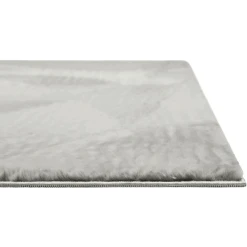 Homie Living Kurzflorteppich Villa Rosso Hellgrau -Bieco-Shop homie living kurzflorteppich villa rosso hellgrau a375881 2