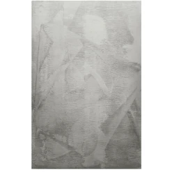 Homie Living Kurzflorteppich Villa Rosso Hellgrau