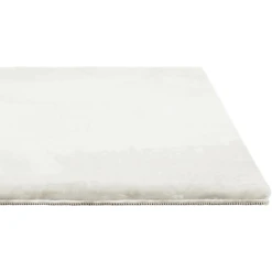 Homie Living Kurzflorteppich Villa Rosso Weiß -Bieco-Shop homie living kurzflorteppich villa rosso weiss a375879 2