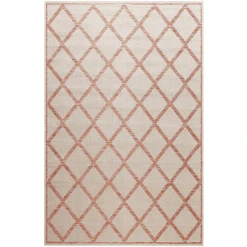 Homie Living Outdoorteppich In & Outdoor Bergamo Beige Rot