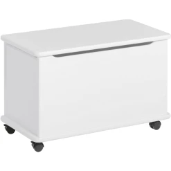 Hoppekids Spielzeugtruhe Mit Rollen Weiß