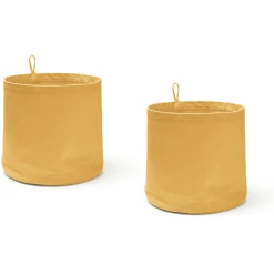Kids Concept® Aufbewahrungsboxen Rund Aus Stoff, Mango