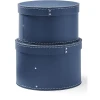 Kids Concept® Runde Aufbewahrungsbox 2er Set, Blau -Bieco-Shop kids concept runde aufbewahrungsbox 2er set blau a291087