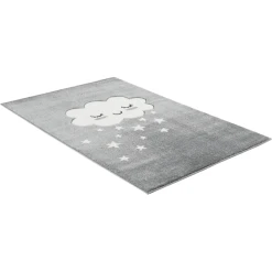 Bieco-Shop -Bieco-Shop livone kinderteppich kids love rugs wolke silbergrau weiss a410816 1