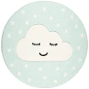 LIVONE Spiel- Und Kinderteppich Kids Love Rugs Smiley Cloud, Mint/weiss, 160 Cm