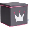 LOVE !T STORE !T Ordnungsbox Krone, Grau Mit Weißer Krone -Bieco-Shop love t store t ordnungsbox krone grau mit weisser krone a368452