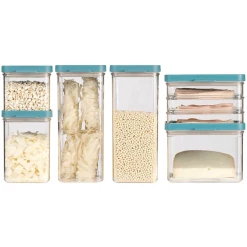 Mepal Vorratsdosen-Set OMNIA 6er Set Türkis