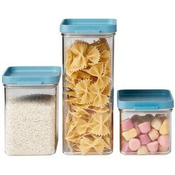 Mepal Vorratsdosen-Set OMNIA 700 + 1100 + 2000 Ml 3er Set Türkis